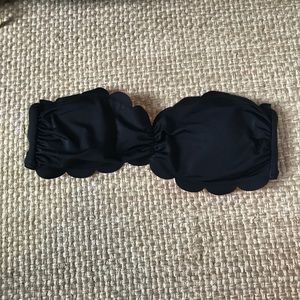 Victoria's Secret scalloped bandeau bikini top
